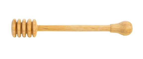 wooden honey stick isolated on transparent png