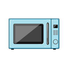 oven microwave kitchen cartoon. food cooking, electric modern oven microwave kitchen sign. isolated symbol vector illustration