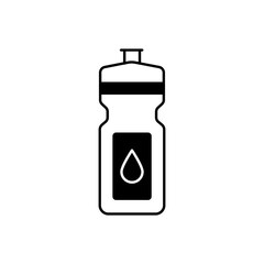 Kids water bottle Glyph Vector Icon that can easily edit or modify

