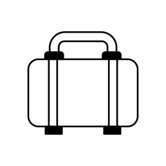 Baggage Glyph Vector Icon that can easily edit or modify

