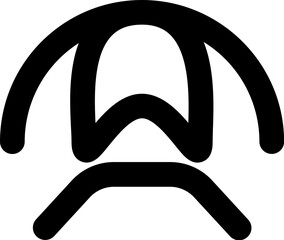 logo icon black vector