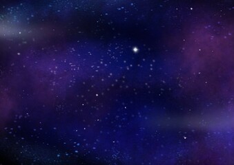 Fototapeta na wymiar starry night sky galaxy background 