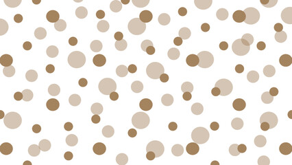 Brown dots on white background © Lara