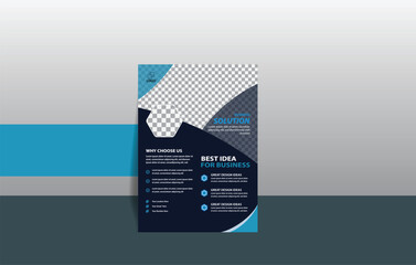 Grow your business flyer design template bundle. take your business to the next level of poster leaflet.