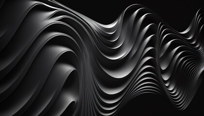 Abstract Wavy Lines Background
Black and White B&W
AI-Generated