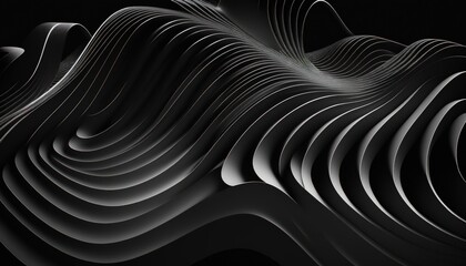 Abstract Wavy Lines Background
Black and White B&W
AI-Generated