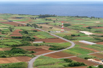 沖縄　伊江島　伊江島タッチューからの景色