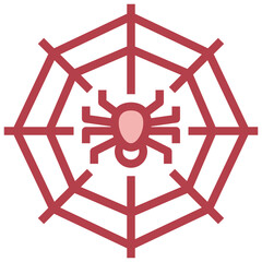 spider web line icon,linear,outline,graphic,illustration