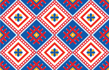 Geometric ethnic pattern. Navajo, Western, American, African,Aztec motif, traditional style. Design for background, wallpaper, clothing, wrapping, Batik, fabric,tile, and prints. Vector illustration.