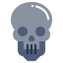 skull line icon,linear,outline,graphic,illustration