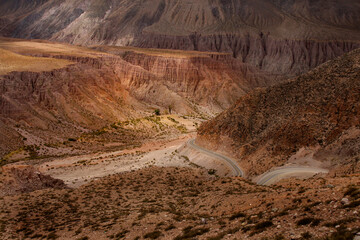 Road between the mountains, Province of Salta, Argentina