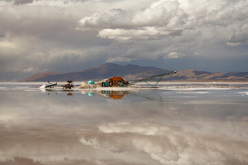 Salt extraction, Salinas Grandes, Province of Salta - Argentina