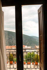 Fototapeta na wymiar view from delphi, greece