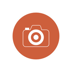 Camera Vector Icon with trendy background colors that can easily edit or modify

