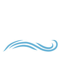 Fototapeta na wymiar Doodle Line Water wave Icon