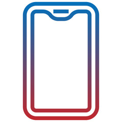 SMARTPHONE line icon,linear,outline,graphic,illustration