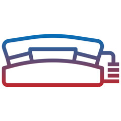 TRIMLINE TELEPHONE line icon,linear,outline,graphic,illustration