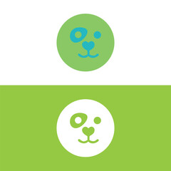 panda leaf logo design,panda logo template,Cute panda face,Love panda logo. cute Panda Logo design vector template. animal, asia, bamboo, heart, character, china, bear, black, pet, safari.