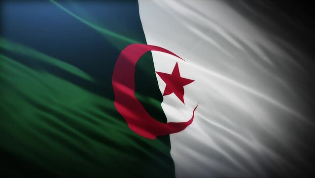 Flag of Algeria, full screen, high resolution, 4K Algeria Flag