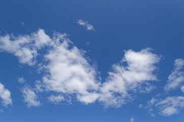 white cloud on blue sky clear background