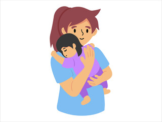 Hand drawn Mother's day illustration