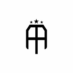 AA Monogram Logo Design Idea