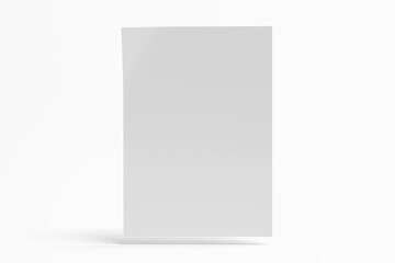 A4 flyer mockup with white backgrounds	