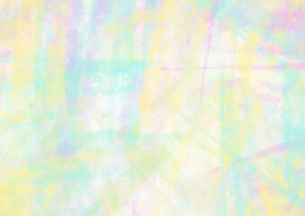 Fototapeta premium Watercolor multicolor abstract vector art background for cards, flyer, poster, banner and cover design. Colorful hand drawn illustration. Brush strokes watercolour texture. Bright wallpaper. 