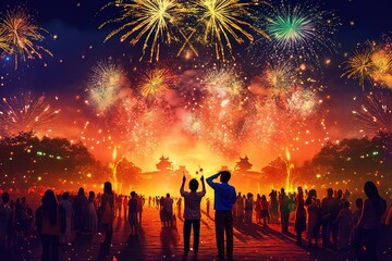 Happy Diwali. Happy Diwali Concept. Happy Diwali Background. Happy Diwali Theme. Generative Ai