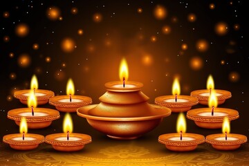 Happy Diwali. Happy Diwali Concept. Happy Diwali Background. Happy Diwali Theme. Generative Ai