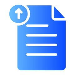 upload gradient icon