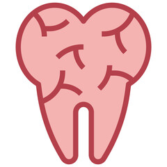 TOOTH line icon,linear,outline,graphic,illustration