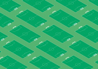 Football Field,Soccer Field,Football Field,Seamless pattern,Vector/サッカー,サッカーフィールド