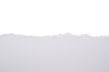 Papel rasgado blanco sobre fondo blanco, recurso gráfico