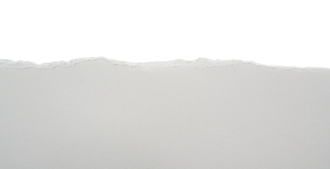 Papel rasgado blanco sobre fondo blanco, recurso gráfico
