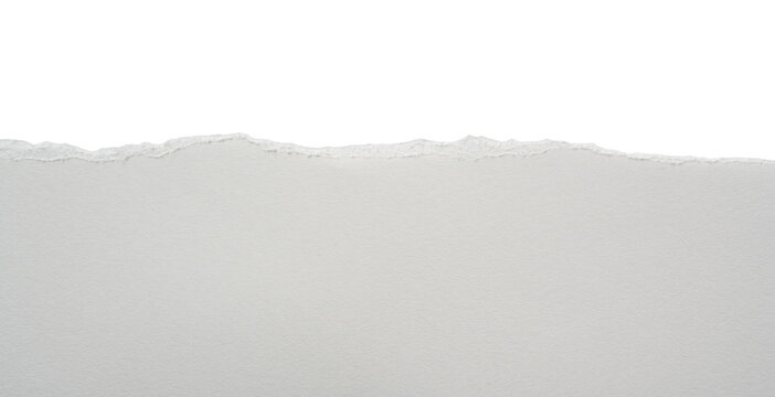 Papel rasgado blanco sobre fondo blanco, recurso gr&aacute;fico