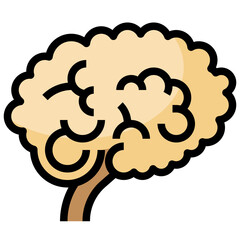BRAIN line icon,linear,outline,graphic,illustration