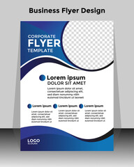 Corporate flyer or cover design for business identity and advertisement.