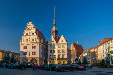 Budynki centrum Nysy. © Jacek