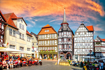 Altstadt, Fritzlar, Hessen, Deutschland 