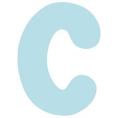 Blue and purple tones of font, English alphabet