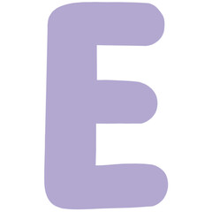 Blue and purple tones of font, English alphabet