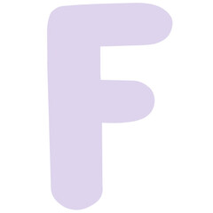 Blue and purple tones of font, English alphabet