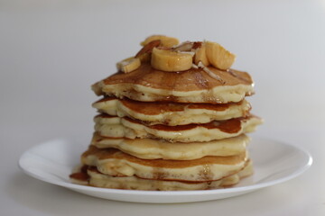 Plantain buttermilk pancakes. Soft and fluffy buttermilk pancake made with a batter added with...