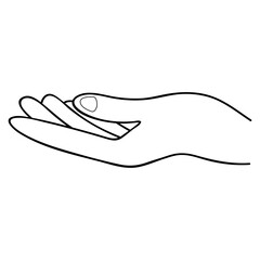 hand icon vector illustration design