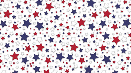 Happy 4th Of July Independence Day United States Flag Star Background