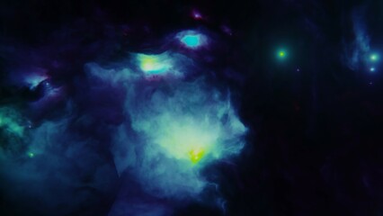 Fototapeta na wymiar Supernova Birth. The Big Bang. Flying Through the Stars.