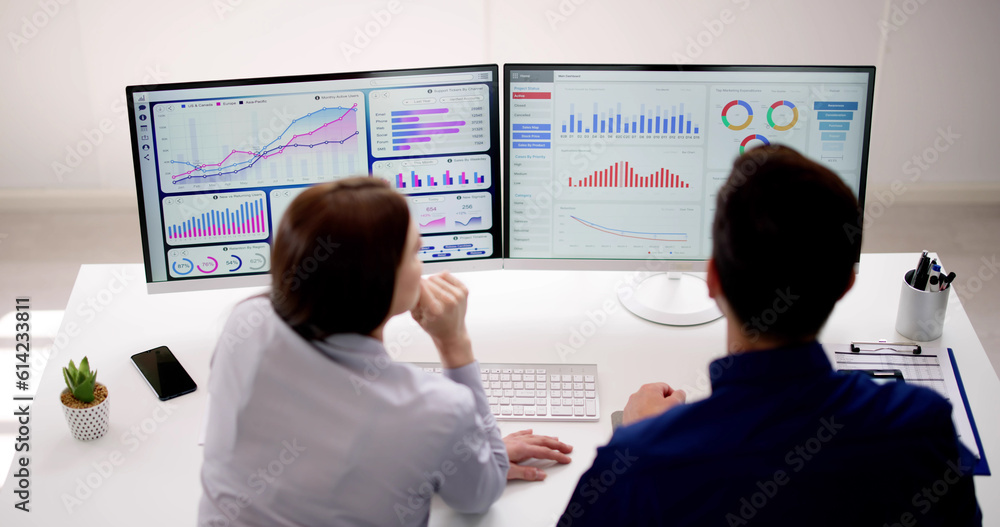 Poster data analyst mit data analytics kpi