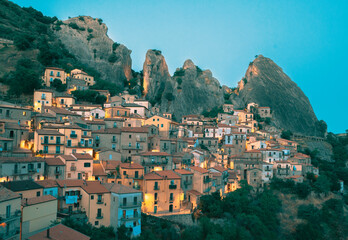 Obraz premium castelmezzano, italian town