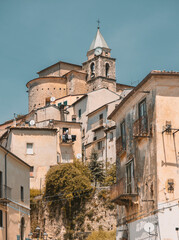 italian old town, carpinone, italy
